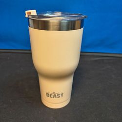 "The Beast" Beige 30 oz Tumbler