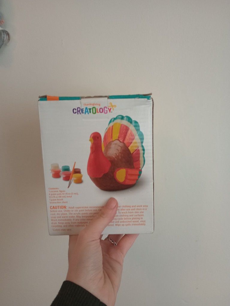 Paintable Turkey Figure