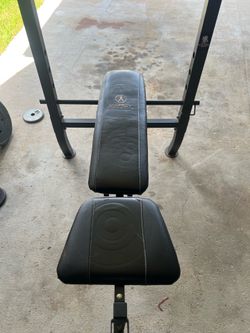 Marcy Weight Bench With Weight Plates