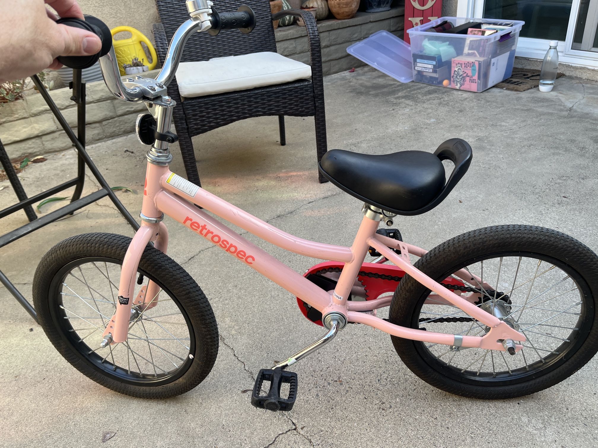 FREE Pink Retrospec Girls Bike (3-6yrs) obo