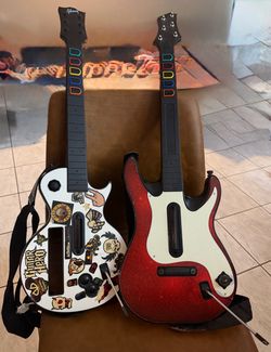 Guitar Hero guitars