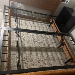 King Size metal platform bed frame. 