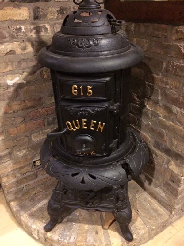 Cast Iron Parlor Wood Burning Stove for Sale in Chicago, IL OfferUp