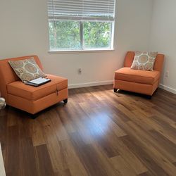 Rust Color Designer Chairs