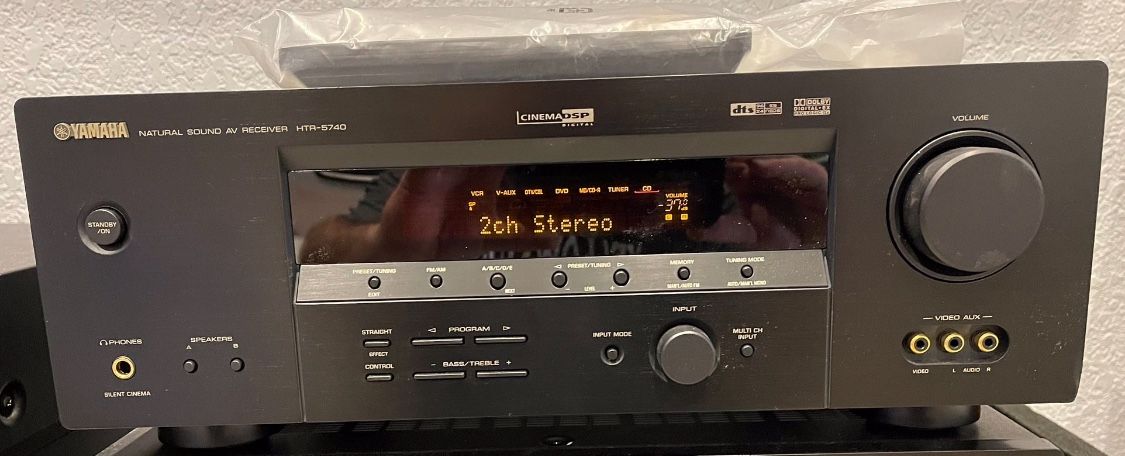 Yamaha Receiver With Remote