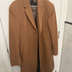 Men’s Large Brown Over Coat