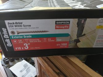 Quick Drive 3in Exterior Screws