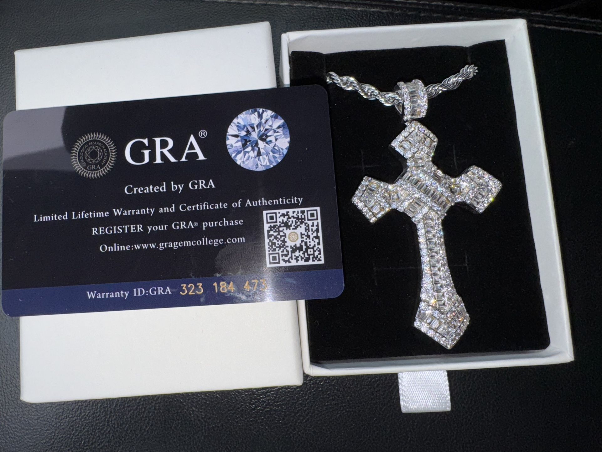 Cross Pendant Necklace 925 Sterling Silver