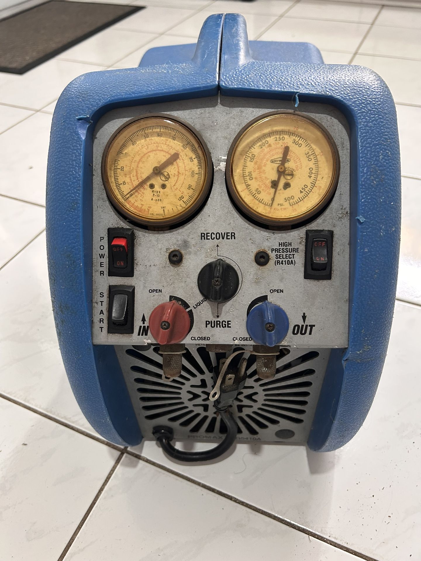 Refrigerant Recovery Machine