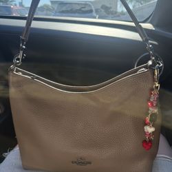 Coach Laurel Shoulder Bag - Dark Stone 