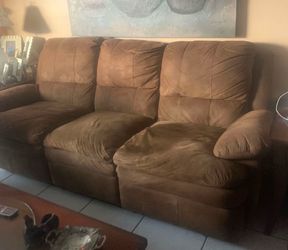 Sofa suede