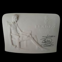 LLADRO Collectors Society Don Quixote Plaque,Signed Porcelain Figurine 