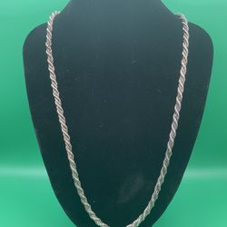 Silver Two Tone Necklace 