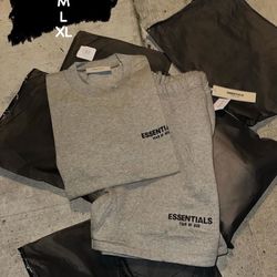 Dark Oatmeal Essential T-shirt & Shorts