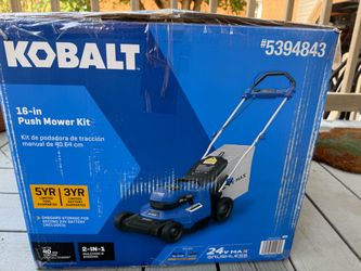 Kobalt electric lawnmower