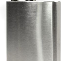 Outdoor Stainless Steel Hip Flask 6 Oz Capacity Screw Cap for Camping Hiking