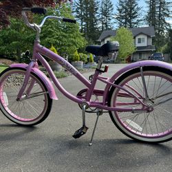 Pink Kid’s Beach Cruiser Bicycle - Like New