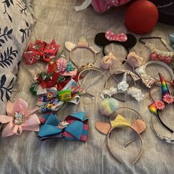 Girls Hair Bows And Head Bands