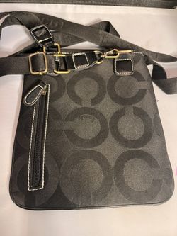 Coach Crossbody Purse Black Monogram Purse for Sale in Avondale