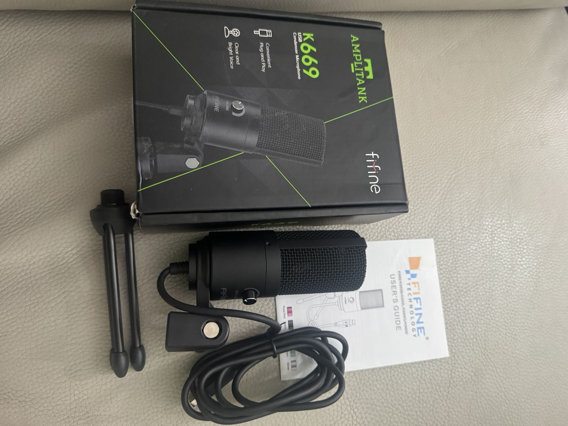 Fifine Technology USB Podcast Condenser Microphone K669-K669B (#30)