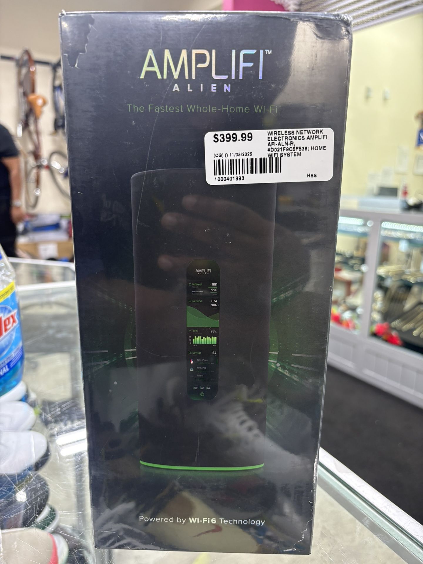 AmpliFi Alien WiFi 6 WiFi System, Seamless Whole Home Wireless Internet Coverage, WiFi Router