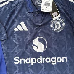 adidas Manchester United 2024/25 Men's Away Authentic Soccer Jersey