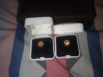 22k mini American eagle coil 1908 & 1909