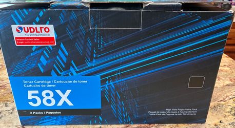 58X CF258X Toner Cartridge Black - 2 Pack