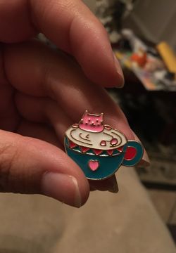 Catpuccino enamel pin