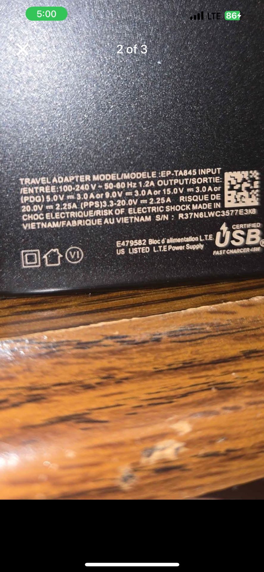 USB-C CHARGER