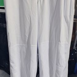 (BB - 36)  CHAMPRO ADULT  BASEBALL PANT LONG WHITE 