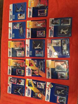 Starting lineup sports action figures.