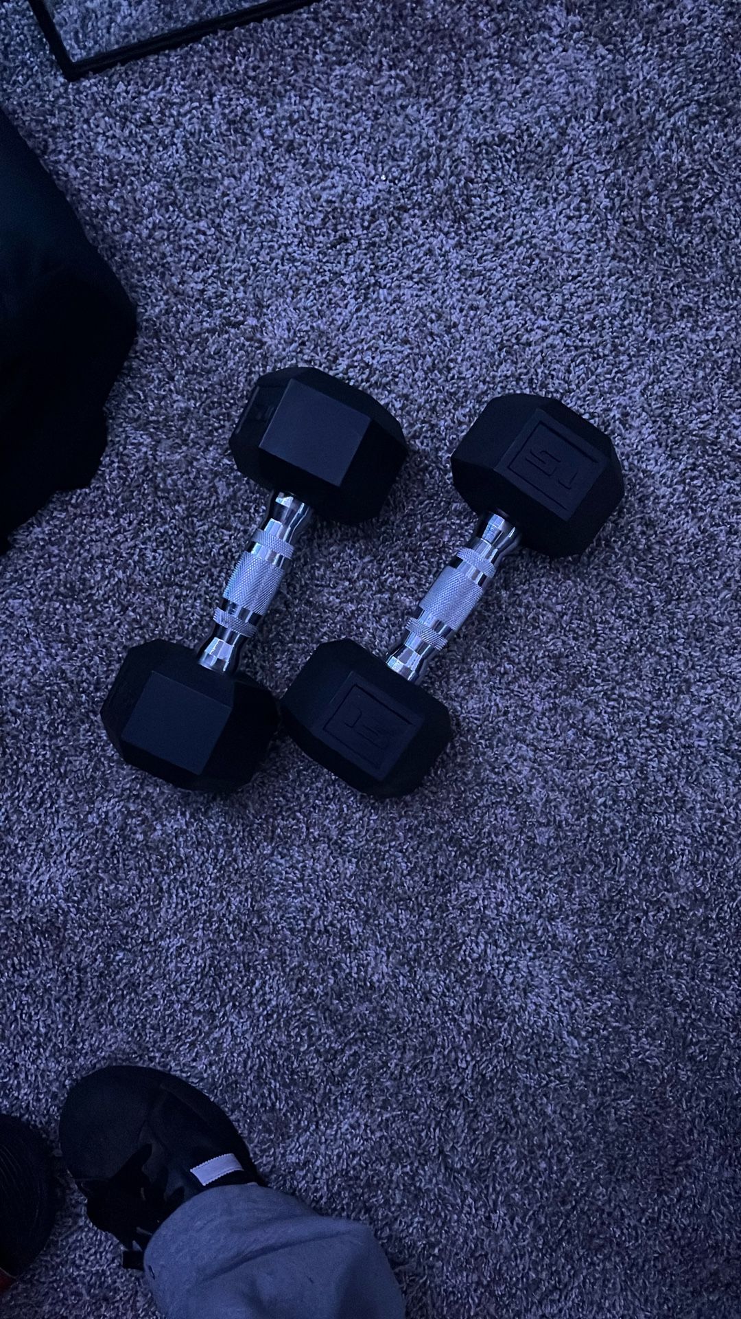 15lbs dumbbells