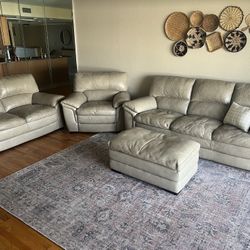 Leather couch Set