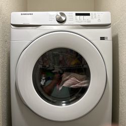 Samsung Electric Front Loading Dryer  In White 27.0