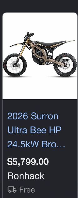 fully built ultra bee