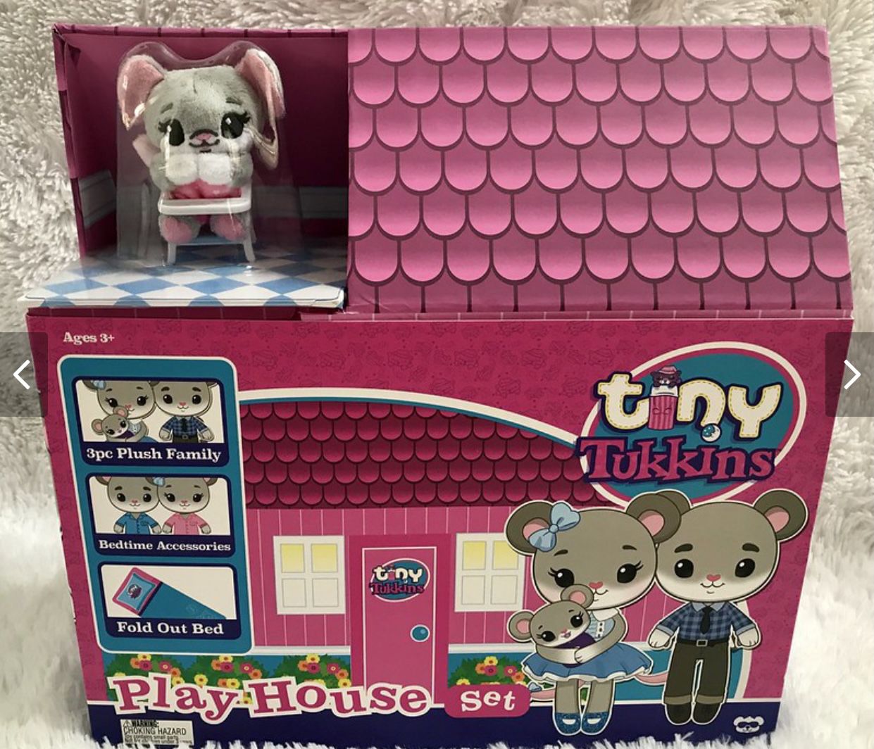 Tiny Tukkins Playhouse with Plush & Accessories, NEW! Porch Pickup or Can Ship!