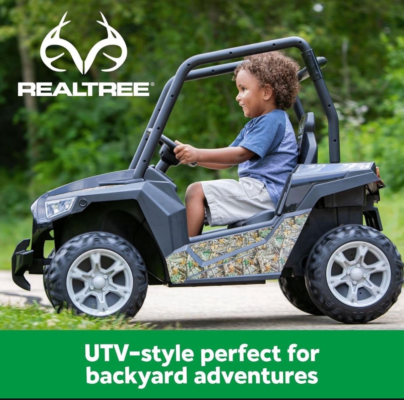 Kid Trax 6V Realtree Whipsaw Kids UTV Ride On Toy