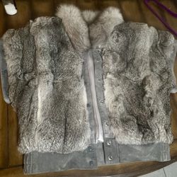 Beautiful Real Rabbit Fur Excellent Condition 