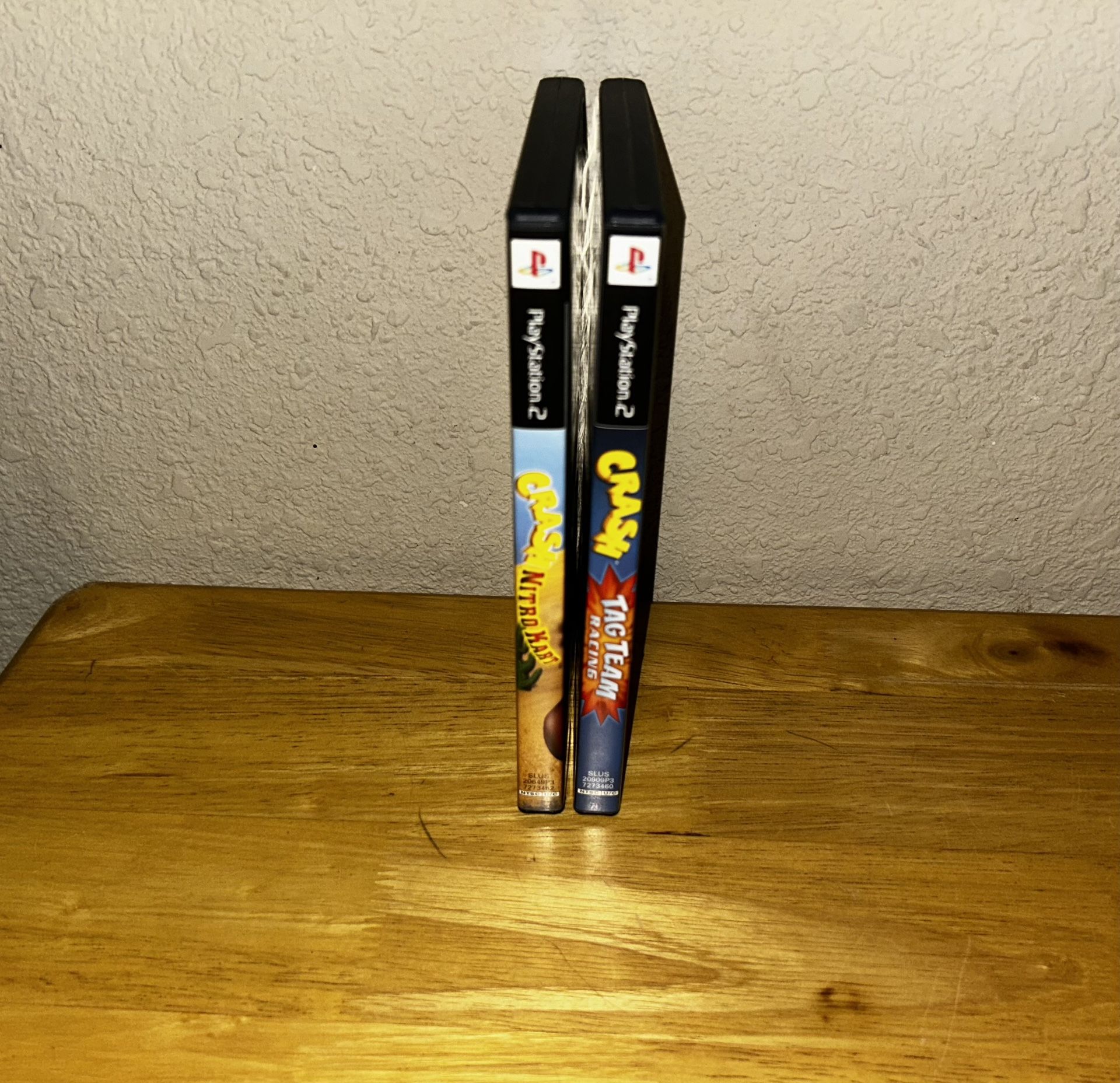 Crash Bandicoot Kart Racing Pair Of Games PlayStation 2 (PS2) Used.