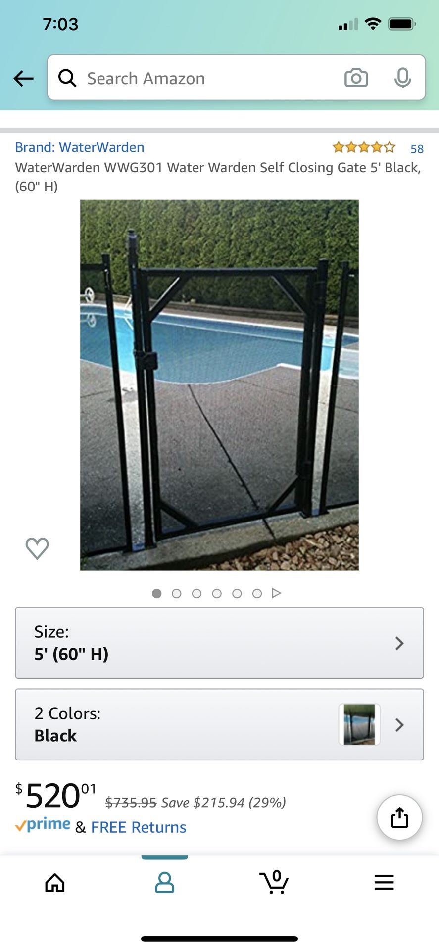 I bought this mesh pool fence and gate in February this year, but we no longer need it. Our kids are pool safe and the wife wants it gone. I