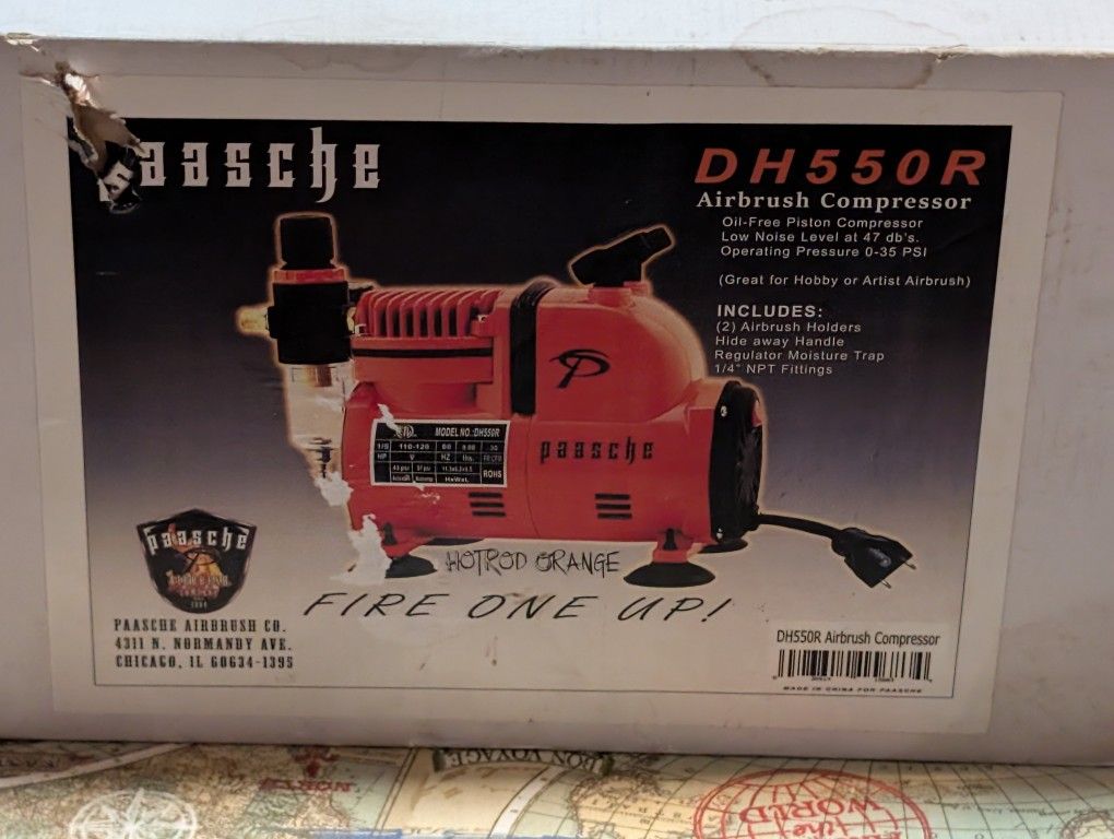 Paasche DH550R Airbrush Compressor