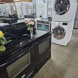 Blow Out Sale Warehouse Full Of Nice Like Brand New Washer Dryer Fridge Stove Oven Stackable Free Warranty Only 44for Financing 90day TO Pay 