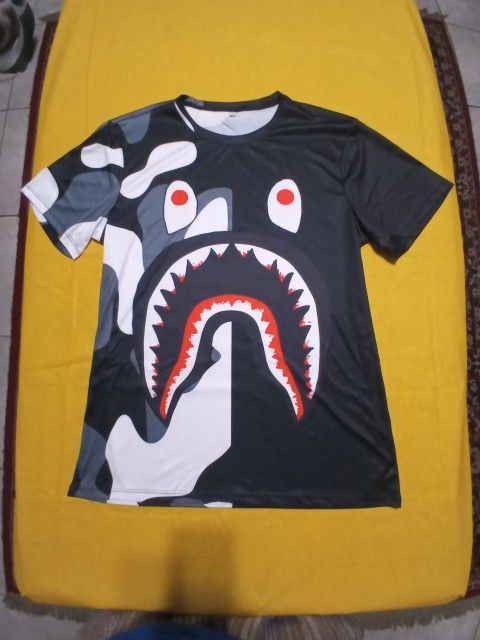 # 2 Kids Shark Face Shirt