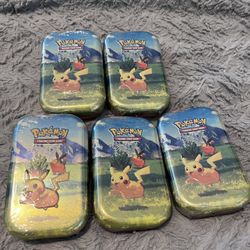 5 ascending Heroes Pokemon Tins New