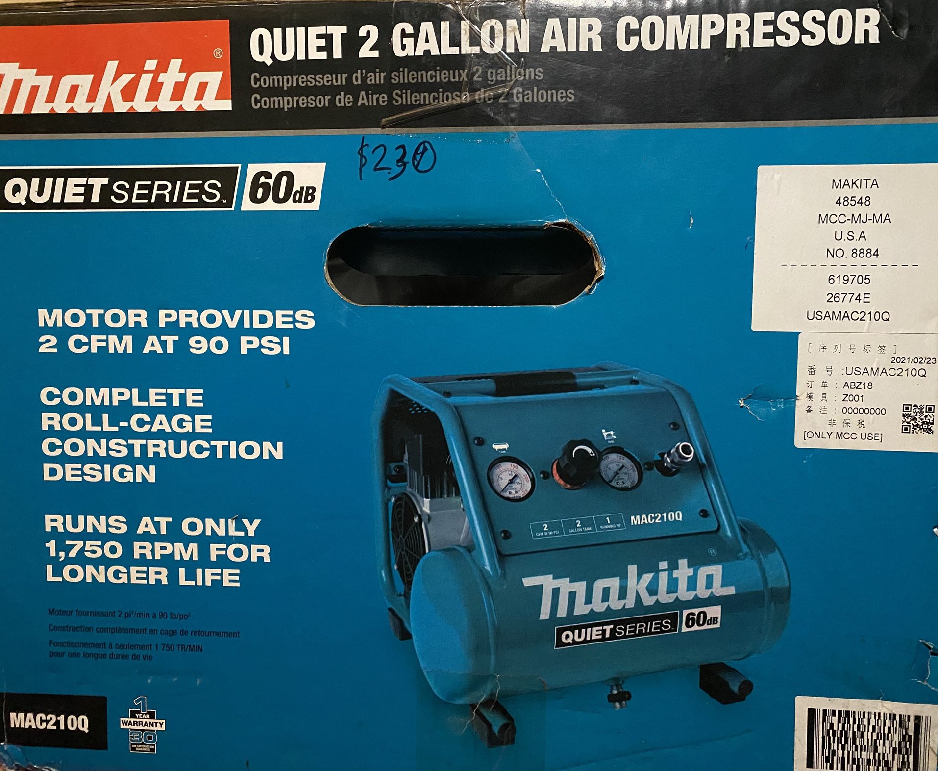 Makita Air Compressor 