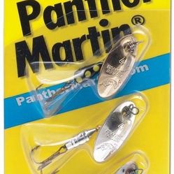 3 Pack Panther Martin Fishing Lures