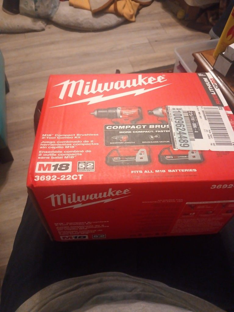 Milwaukee Drill/Driver And Impact Driver Brand New