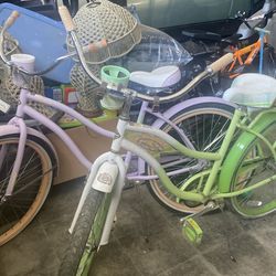 Two beach bikes