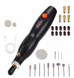 Mini Electric Drill USB Wireless Mini Handheld Drill Rotary Tool Woodworking New